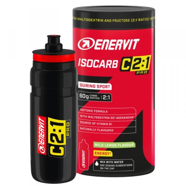Enervit C2:1 Isocarb izotoniczny napój węglowodanowy (cytryna) - 650g
