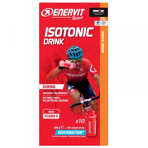 Enervit Isotonic Drink napój izotoniczny (pomarańczowy) - saszetka 300g