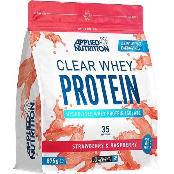Applied Nutrition Clear Whey izolat białka serwatkowego (truskawka limonka) - 875g