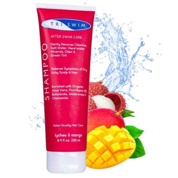 TRISWIM Shampoo Szampon po basenie dla pływaków (liczi mango) - 250ml