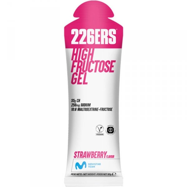226ERS High Fructose Gel żel energetyczny (truskawka) - 80g