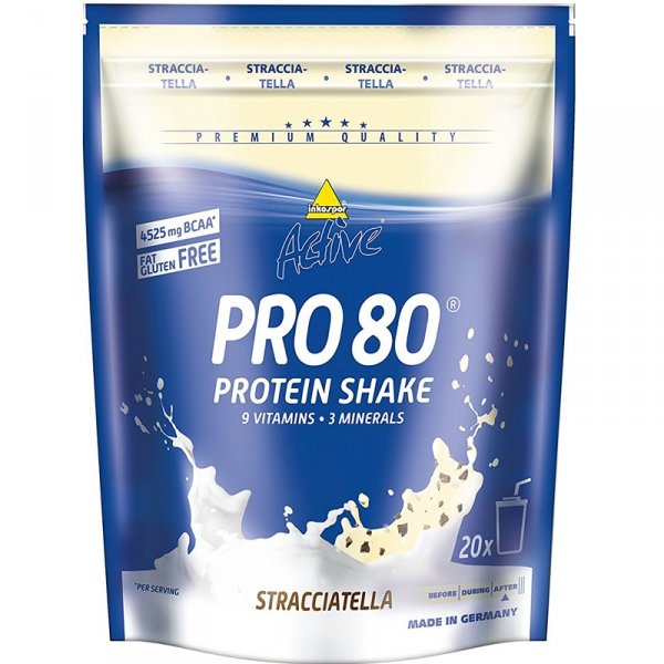 Inkospor Pro 80 odżywka białkowa (stracciatella) - 500g