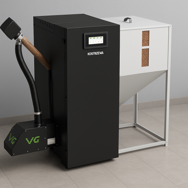 KOCIOŁ PIEC KOSTRZEWA EEI Pellets 24 kW Klasa A+