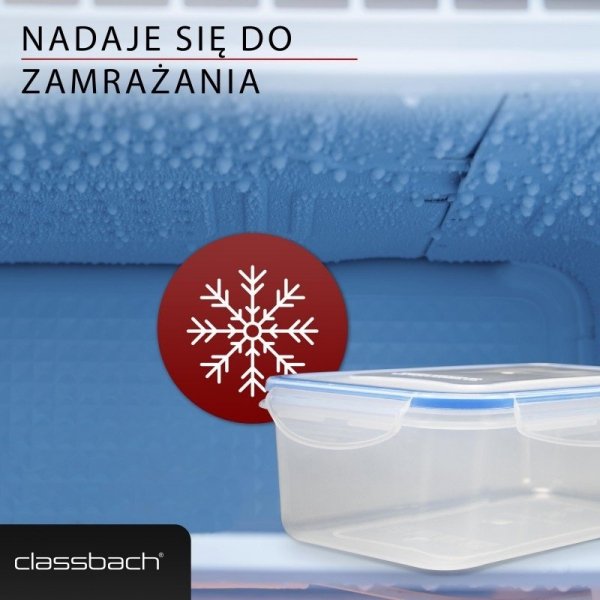 Pojemniki do przechowywania żywności 3x 1000 ml Classbach C-FHD 4006 K