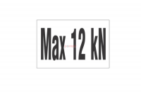 Naklejka MAx 12 kN (048-00291) 