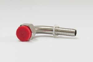 Końcówka kątowa 90 stopni M22x1,5 DN13 INOX 064-41191