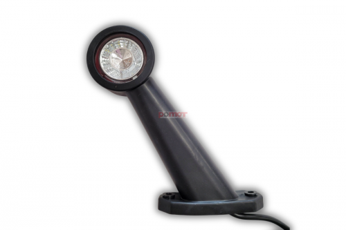 Lampa obrysowa biało-czerwona HOR 69 diodowa lewa  (031-00064)