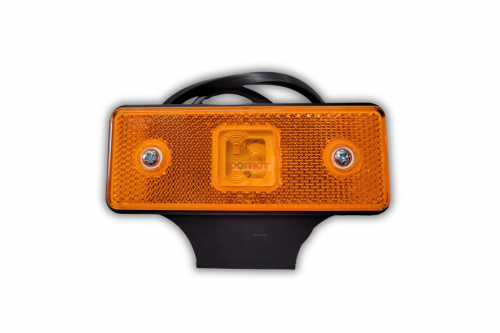 Lampa obrysowa prostokątna HOR 42 z odblaskiem , diody, przewód 0,5 m 12/24V (031-00065)