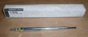 ORIGINAL Bougie de préchauffage Renault TRAFIC 2/3, MEGANE 3/4, SCENIC 1.6 / 2.0 DCI, 4,5 V, 110650819R , 110651749R ,