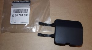 Original  Cache de crochet de remorquage Dacia Sandero et avant , 8200763631