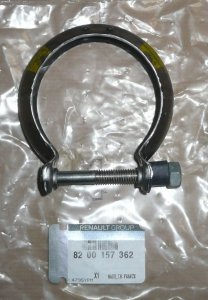 Original  Collier de tuyau d'échappement Renault Trafic II , 8200157362