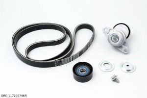 $ Original  TENDEUR DE COURROIE Renault 1.6 16V LAGUNA 09-/LOGAN 6PK1822, 117206746R
