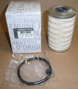 $ Original  Filtre à carburant Renault Master 1.9dci/2.2/2.5, Renault Trafic ,  7701207667