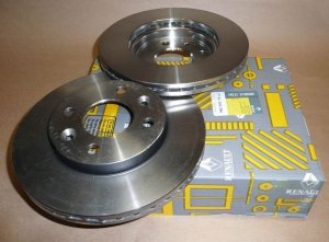 $ Original  Disque de frein complet Renault Kangoo avant 2 pièces ventilées Renault Clio II, Renault Thalia ,  7701204286