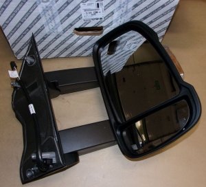 $ Rétroviseur latéral Citroën Jumper 3 porte droite Peugeot Boxer 3 bras long, clignotant, chauffant, électrique, capteur de température  ,  1635685780