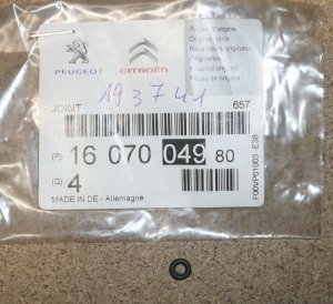 $ JOINT D'INJECTION CITROËN C6, PEUGEOT 407, 508 2.2 HDI ,  1607004980