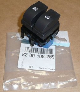 $ Original  Bouton de levage/abaissement de vitre Renault Megane II gauche , 8200108269