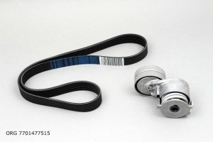 $ Original  TENDEUR DE COURROIE Renault 1.9DCI/2.0 MEGANE 02- COMPLET (7PK1127), 7701477515