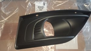 Original Cadre de phare antibrouillard droit pour Citroën Grand C4 Picasso I, 7414SC, 7414.SC