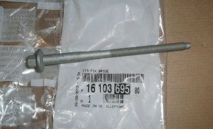$ Original   BOULON DE FIXATION D'INJECTEUR. Citroën Jumper III 2.2 HDI PEUGEOT BOXER III ,  1610369580
