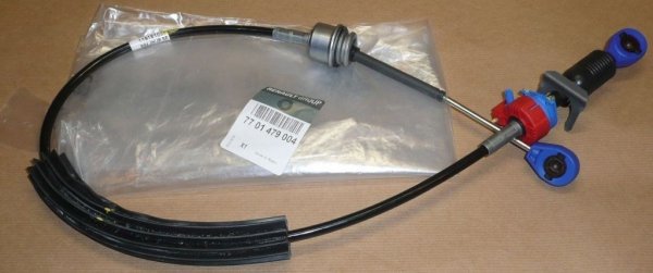 Original  Câble de changement de vitesse Renault Megane II 1.5DCI boîte de vitesses droite 5 rapports JR5 03|} simple , 7701479004