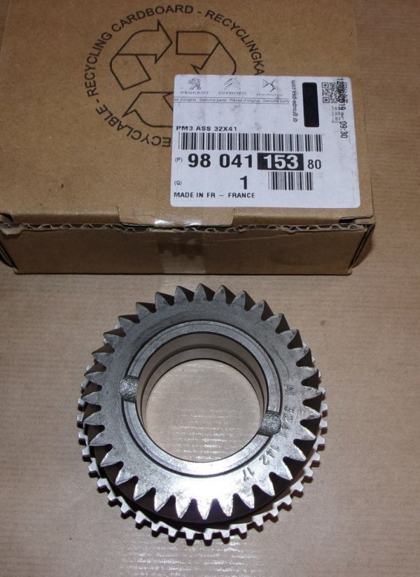 Engrenage de 3ème vitesse Citroën Berlingo III, 9804115380, 9804115380,