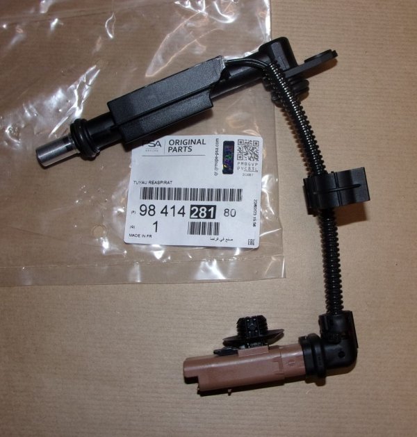 Tube de ventilation du carter Citroën C1, Peugeot 108 1.2 VTI, 9841428180, 9841428180,