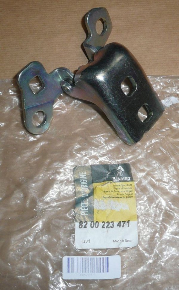 Original  Charnière de porte Renault Clio III avant gauche supérieur=804016999R - changement de réf. , 8200223471