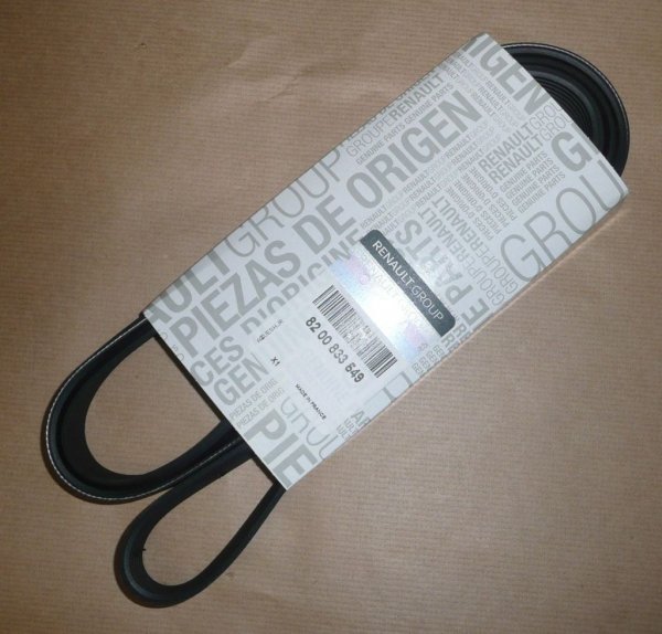 Original  Courroie trapézoïdale 6PK1792 Renault Laguna II, Renault Master II, Renault Vel Satis, Renault Laguna I, Renault Trafic II, Renault Espace III , 8200833549