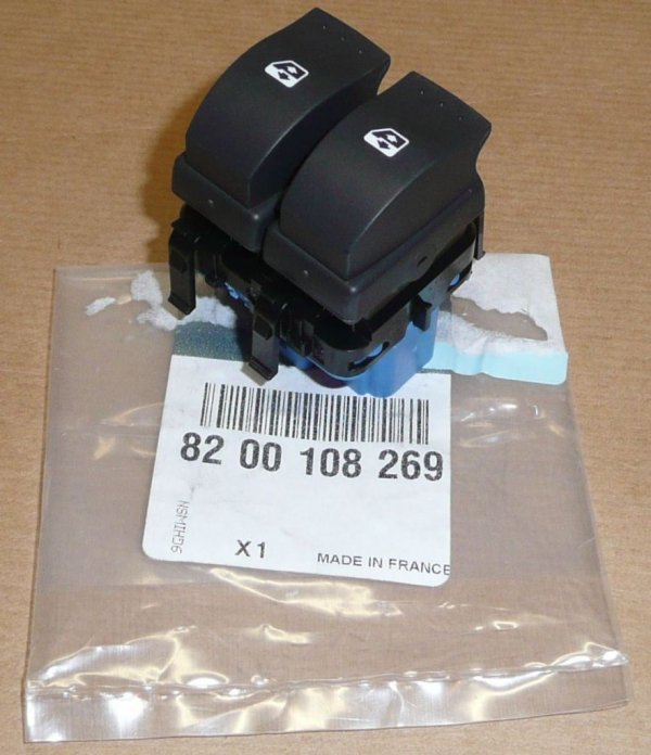 Original  Bouton de levage/abaissement de vitre Renault Megane II gauche , 8200108269