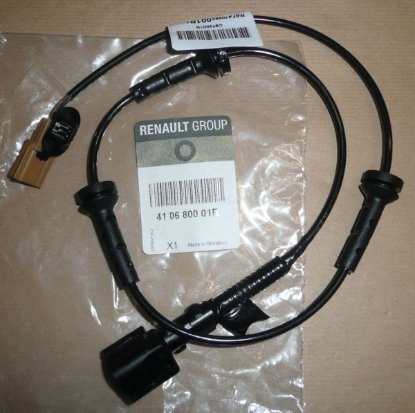 Plaquettes de frein d'origine câble capteur avant Renault Master III, 410680001R, 2407500Q2A, 410680001R