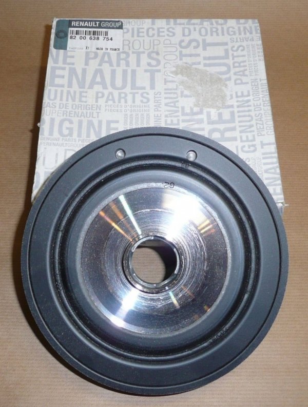 $ Poulie de vilebrequin Renault Laguna II, Trafic II mot F4R, F4P 1.8 16V, 2.0 16V 6PK 151.4mm sur 23.9mm , 8200638754