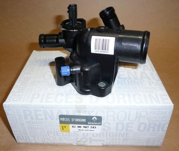 Boîtier de thermostat d'origine Renault Laguna III Mégane Scénic 2.0dci 83&quot;, 8200907243