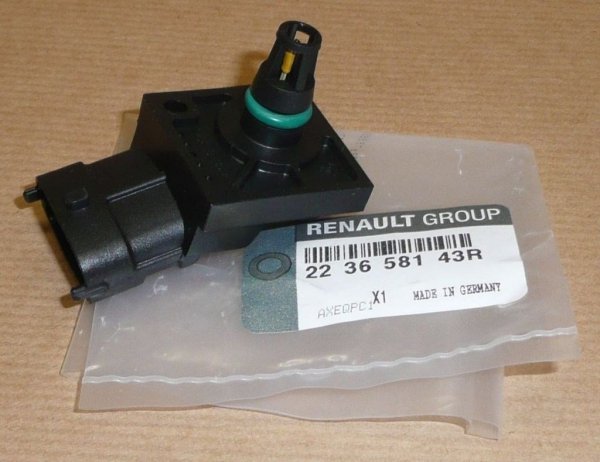 Original Capteur de pression air collecteur pour Renault 4PIN , 223658143R ,    0281002573 , 8200194432 , 8200146271 , 8200750883