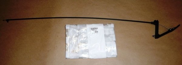 ORIGINAL Câble de capot Peugeot, 7937J1, 7937.J1