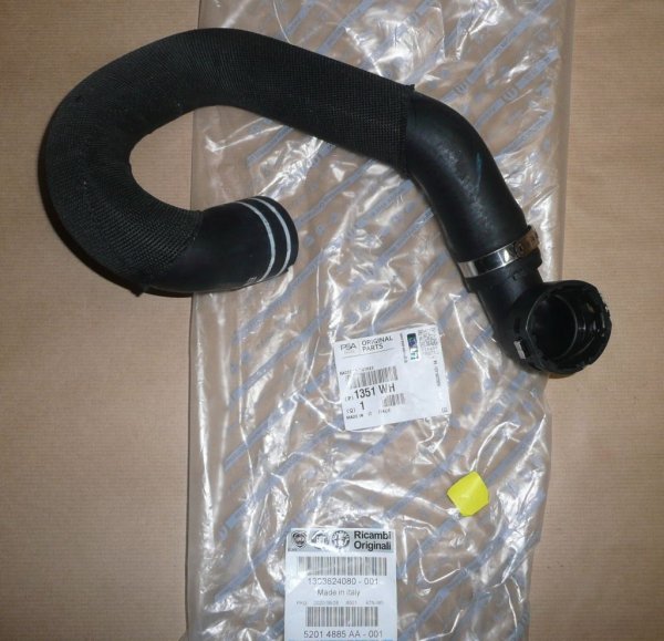 Conduite de radiateur Citroën Jumper III supérieure, 1351.WH, 1351WH