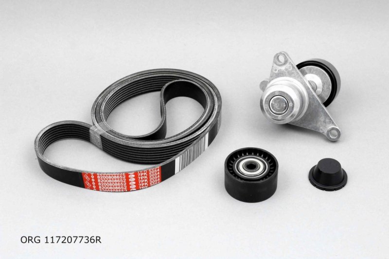 Original  TENDEUR DE COURROIE Renault 2.3DCI MASTER 10- COMPLET 7PK2054, 117207736R