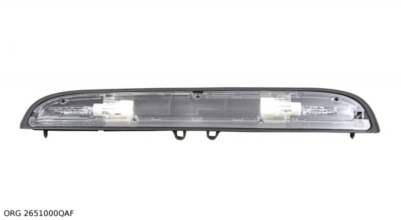Pièce d’origine éclairage de plaque d'immatriculation pour Renault Kangoo 2P jusqu'à 2008, 2651000QAF , 8200103259