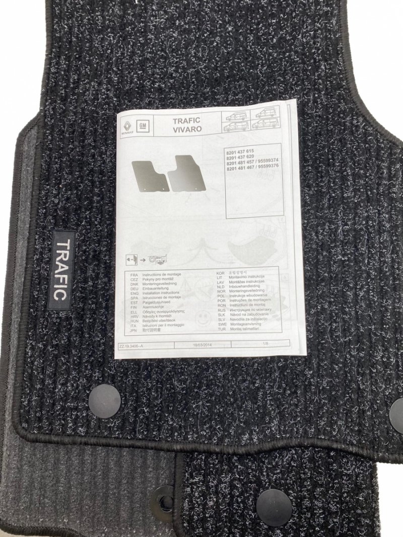 Original Tapis Renault Trafic III, 8201481457