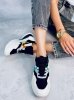 Buty sportowe biało-czarne BH003 BLACK