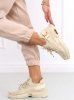 Buty sportowe skarpetkowe HIRAL BEIGE