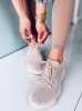 Skarpetkowe buty sportowe DESIRE KHAKI