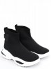 Sportowe buty za kostkę skarpetkowe HELLE BLACK