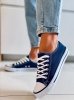 Trampki damskie klasyczne BASIC D.BLUE