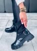 Botki ze skarpetkową cholewką RAGNA BLACK