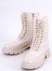 Botki sznurowane MERCED BEIGE