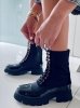 Botki sznurowane MERCED BLACK