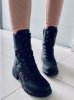 Botki ortalionowe JEWEL BLACK