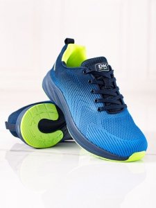 Sznurowane buty sportowe męskie DK niebieskie