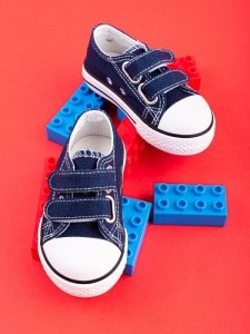 Trampki dziecięce Vico z zapięciem na rzep granatowe
